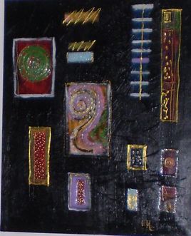 RECTANGLES SUR FOND NOIR