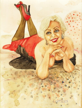 La Dame aux escarpins rouges