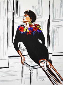 Robe Christian Dior de 1986