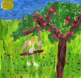 lA petite fille &agrave; la Balan&ccedil;oIre