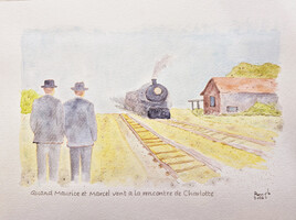 Quand Maurice et Marcel vont a la rencontre de Charlotte