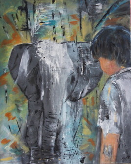 L'&eacute;l&eacute;phant et l'enfant