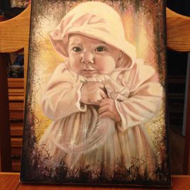 portrait ma petite fille