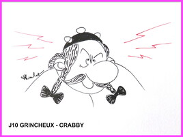 Inktober J10 : Grincheux / Crabby