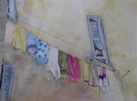 linge au soleil