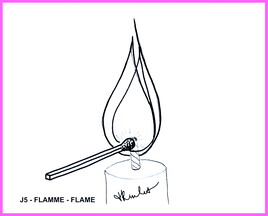 Inktober 2022 J5 : Flamme - Flame