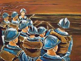 la mont&eacute;e au front