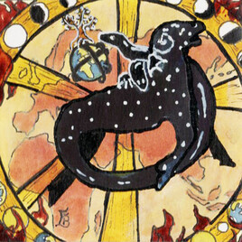 Illustration originale du signe du Zodiaque BELIER