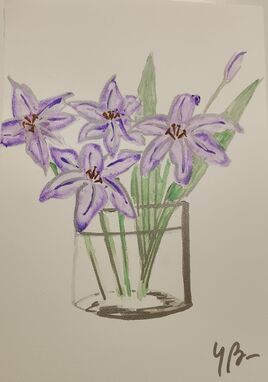 Les lys argent&eacute;e