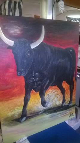 le taureau le face &agrave; face