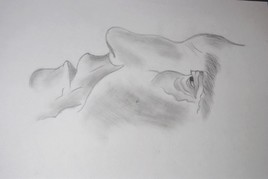 Profil d'un viel homme 