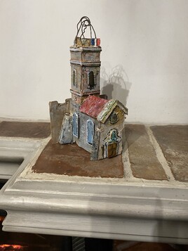 notre clocher pour la cr&egrave;che