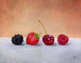 Quatre fruits rouges