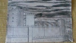 Ch&acirc;teau de Pau au XIV&egrave;me si&egrave;cle