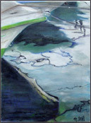 reflet sur le cannal