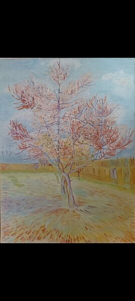 P&ecirc;cher en fleurs d'apr&egrave;s van Gogh