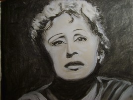 Étude de portrait- Edith Piaf