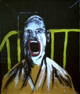 "Screaming Pope" d'après Francis Bacon