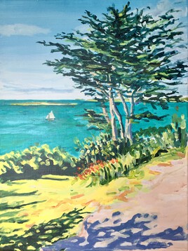 Arbres dans l'&eacute;t&eacute;