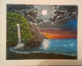 lac au clair de lune