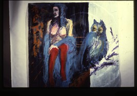 femme à l'oiseau 1995