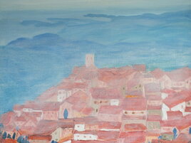 St Jeannet dans la brume