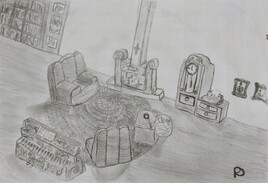 Salon et chemin&eacute;e