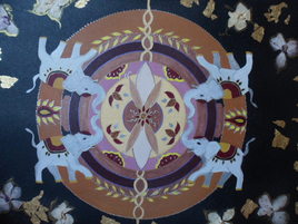 mandala 4 éléphants