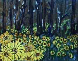 Bois aux tournesols