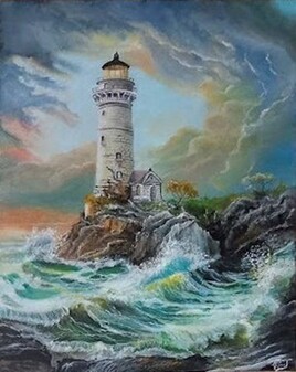 Phare au large du Finistère n° 2 Phare au large du Finistère n° 2