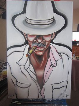 L'homme au cigare cubain