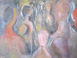 Groupe de personnes en marche