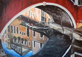 sous un pont de venise