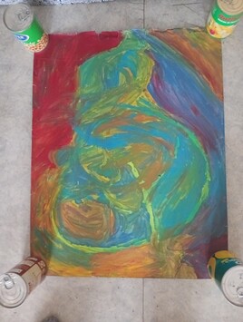 Plusieurs &oelig;uvres de ma p&eacute;riode du COVID