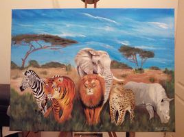 les animaux de la savane