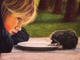 l'enfant et son hérisson