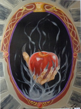 Le miroir et la pomme