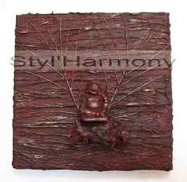 Bouddha rouge tellurique.