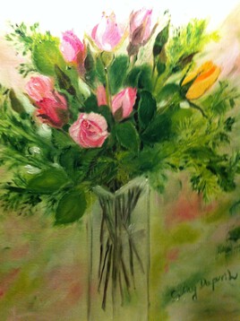 le bouquet de roses