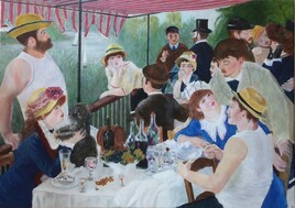 Le d&eacute;jeuner des canotiers