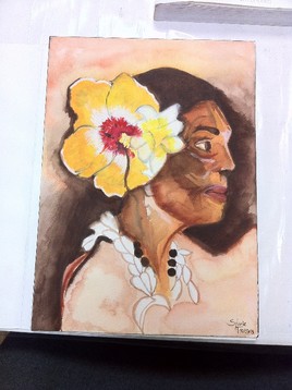 Aquarelle Polynesienne