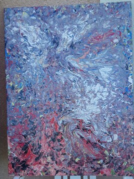 Peinture instinctive avec la main