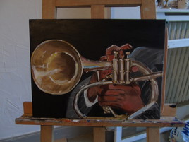 Musicien de jazz qui joue du trombone