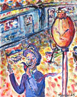 Dali chef de gare de Perpignan