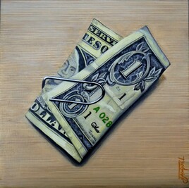 ONE DOLLAR  (acrylique)