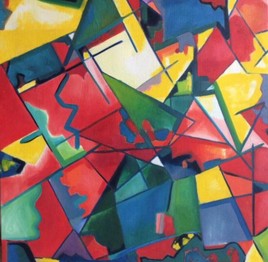 Abstrait carr&eacute; #5