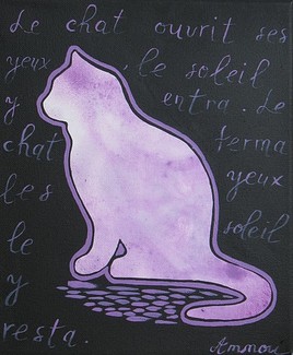 Chat violet