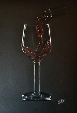 Verre de vin rouge