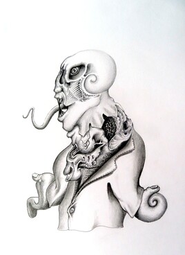 Essai d'une veste sur mesure.