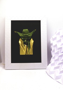 Maitre Yoda en origami